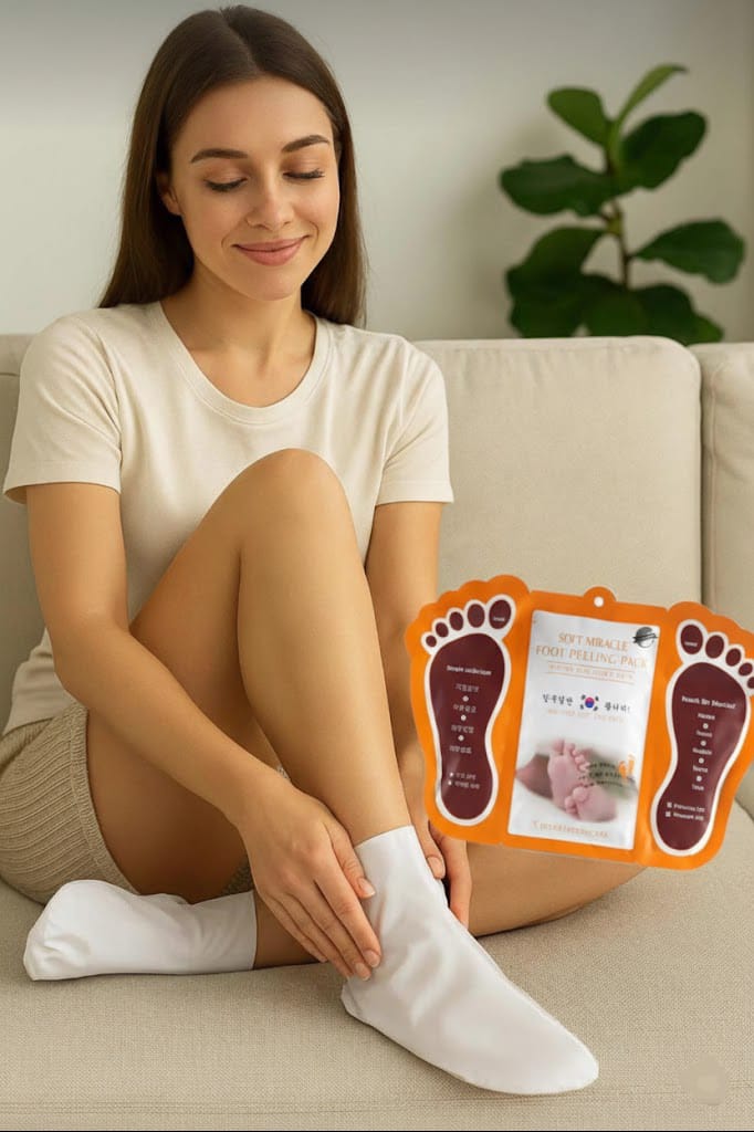 Ölü Derileri Soyan Çorap Tipi Ayak Peeling Maskesi,miracle Foot Peeling